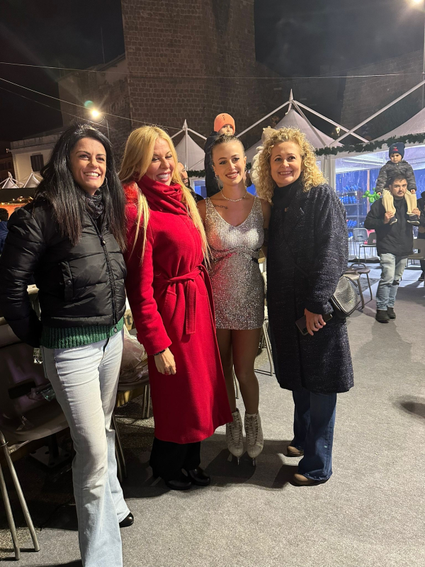 Chiara inaugura la pista di ICE PARK a Cerveteri