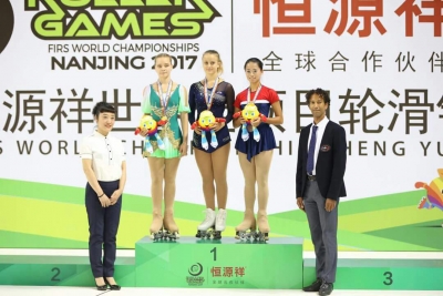 Chiara Censori Campionessa Mondiale in Cina specialità inline